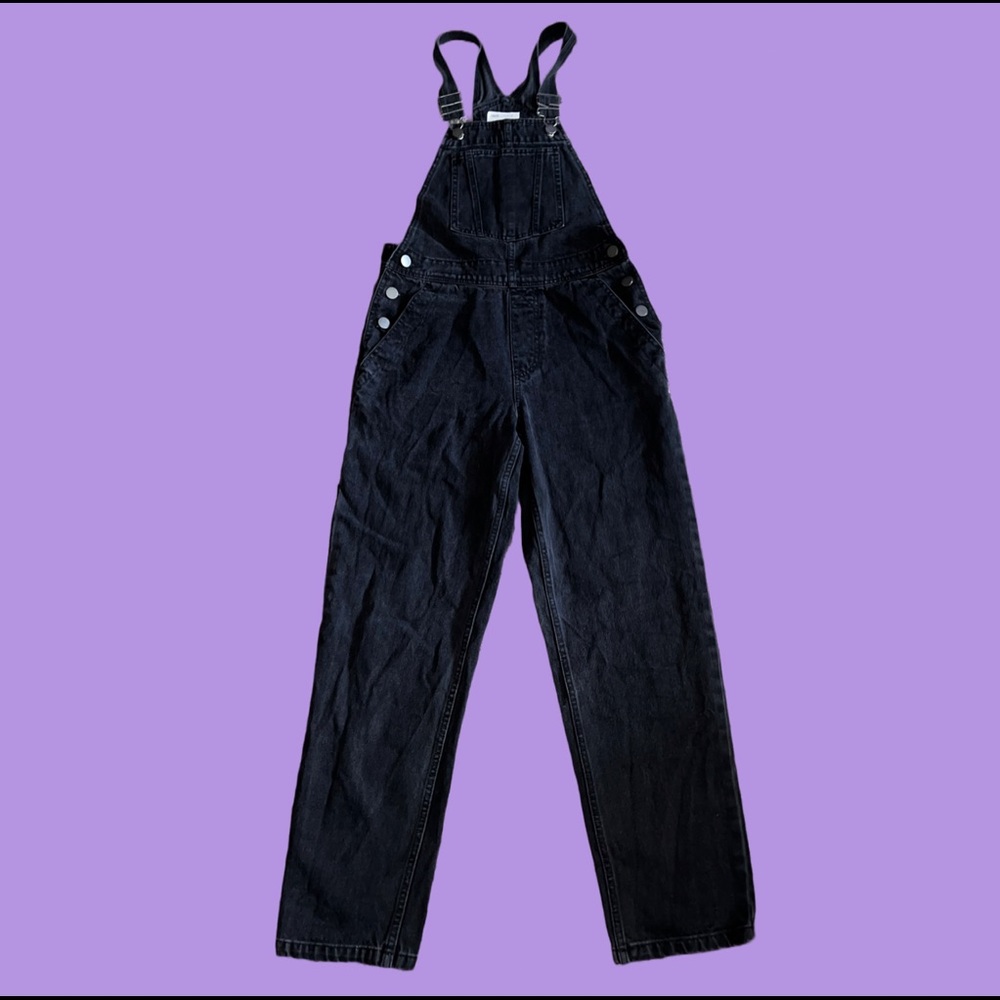 Brand new black denim ASOS overalls
